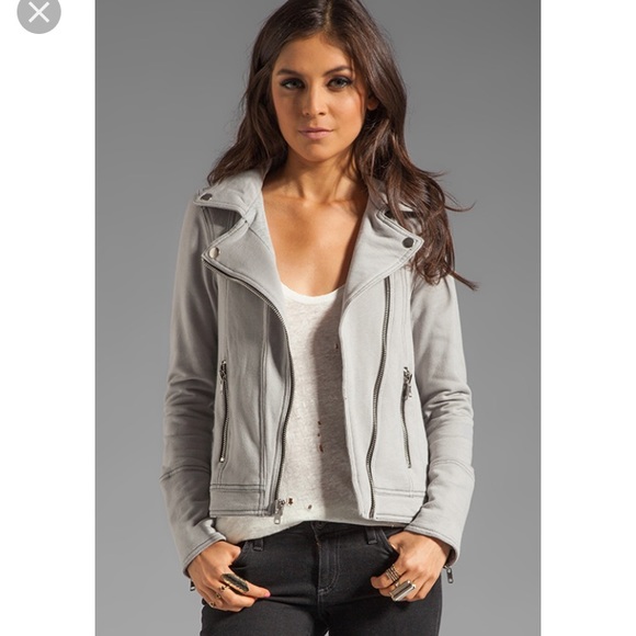 fleece biker jacket